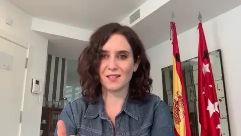 Isabel Díaz Ayuso Isabel Díaz Ayuso recibe el alta por coronavirus: "Ya puedo decir que he superado el COVID-19"
