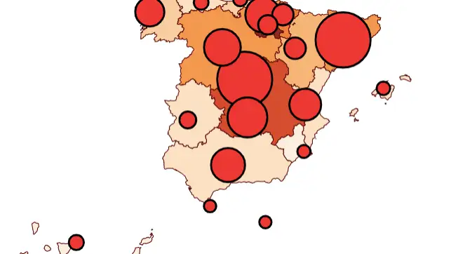 Consulta todos los casos de covid-19 en este mapa a tiempo real Consulta todos los casos de covid-19 en este mapa a tiempo real