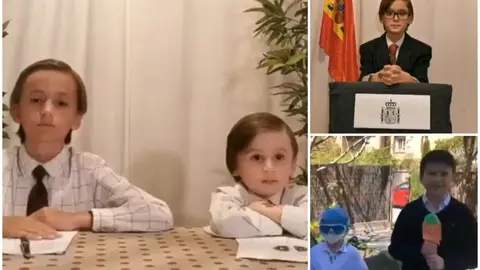 El divertido retos entre familias recreando los informativos de Antena 3 durante el confinamiento por coronavirus El divertido retos entre familias recreando los informativos de Antena 3 durante el confinamiento por coronavirus