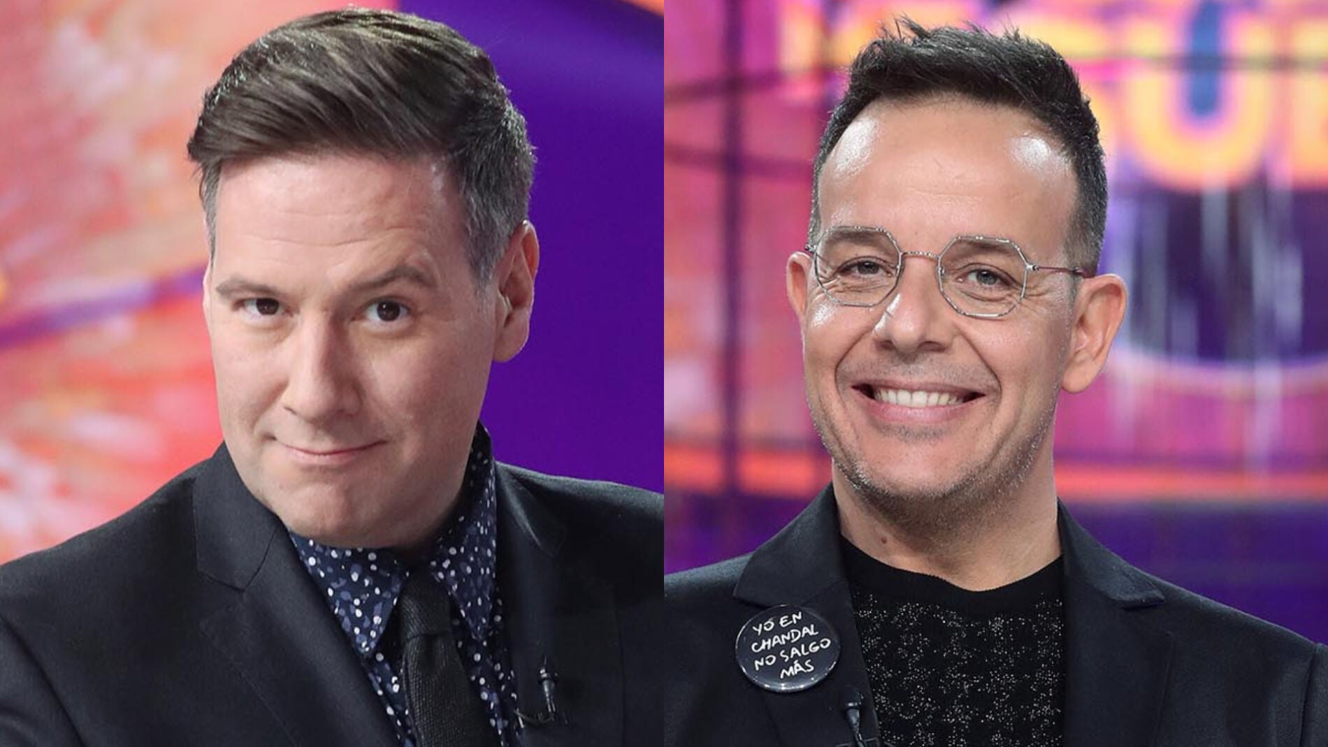 Carlos Latre y &Agrave;ngel Ll&agrave;cer, miembros del jurado de 'Tu cara me suena'