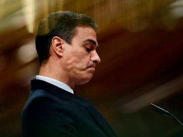 Pedro Sánchez, en el Congreso de los Diputados
