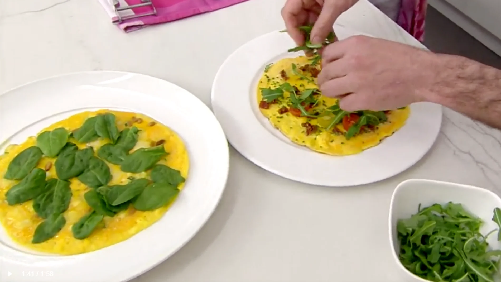 La receta de tortillas planas multicolor de Joseba Arguiñano, una opción ideal para los niños