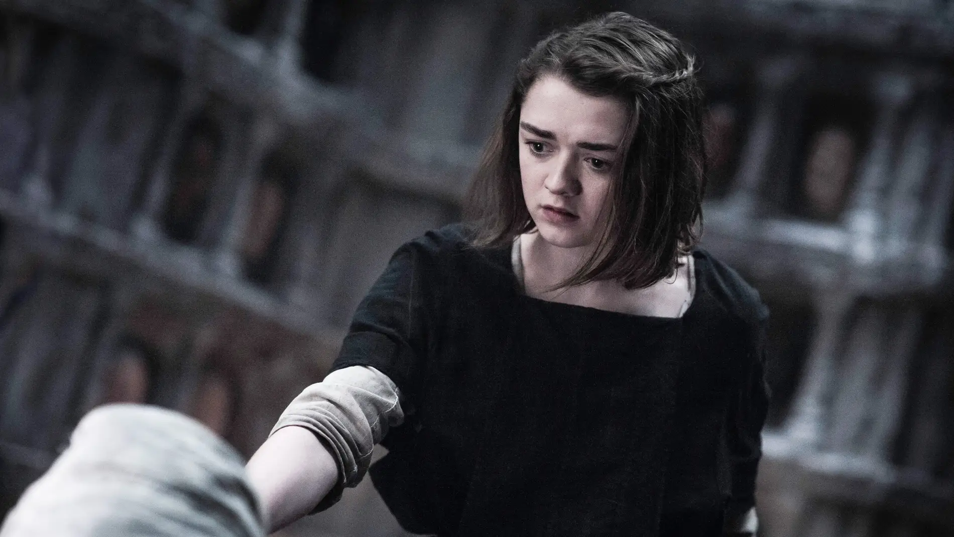 Maisie Williams como Arya Stark en 'Juego de Tronos'
