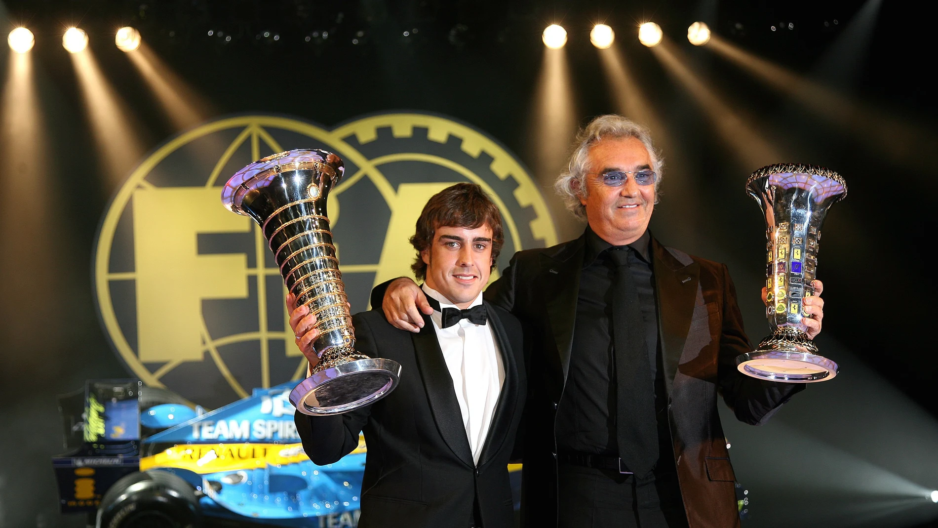 Fernando Alonso y Flavio Briatore Fernando Alonso y Flavio Briatore
