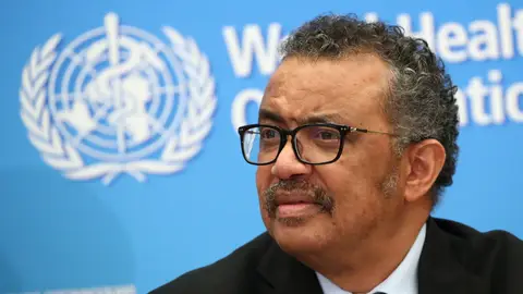 Tedros Adhanom, director general de la Organización Mundial de la Salud (OMS) Tedros Adhanom, director general de la Organización Mundial de la Salud (OMS)