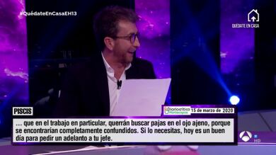 Pablo Motos lee los surrealistas horóscopos de marzo: ¿predijeron la cuarentena?