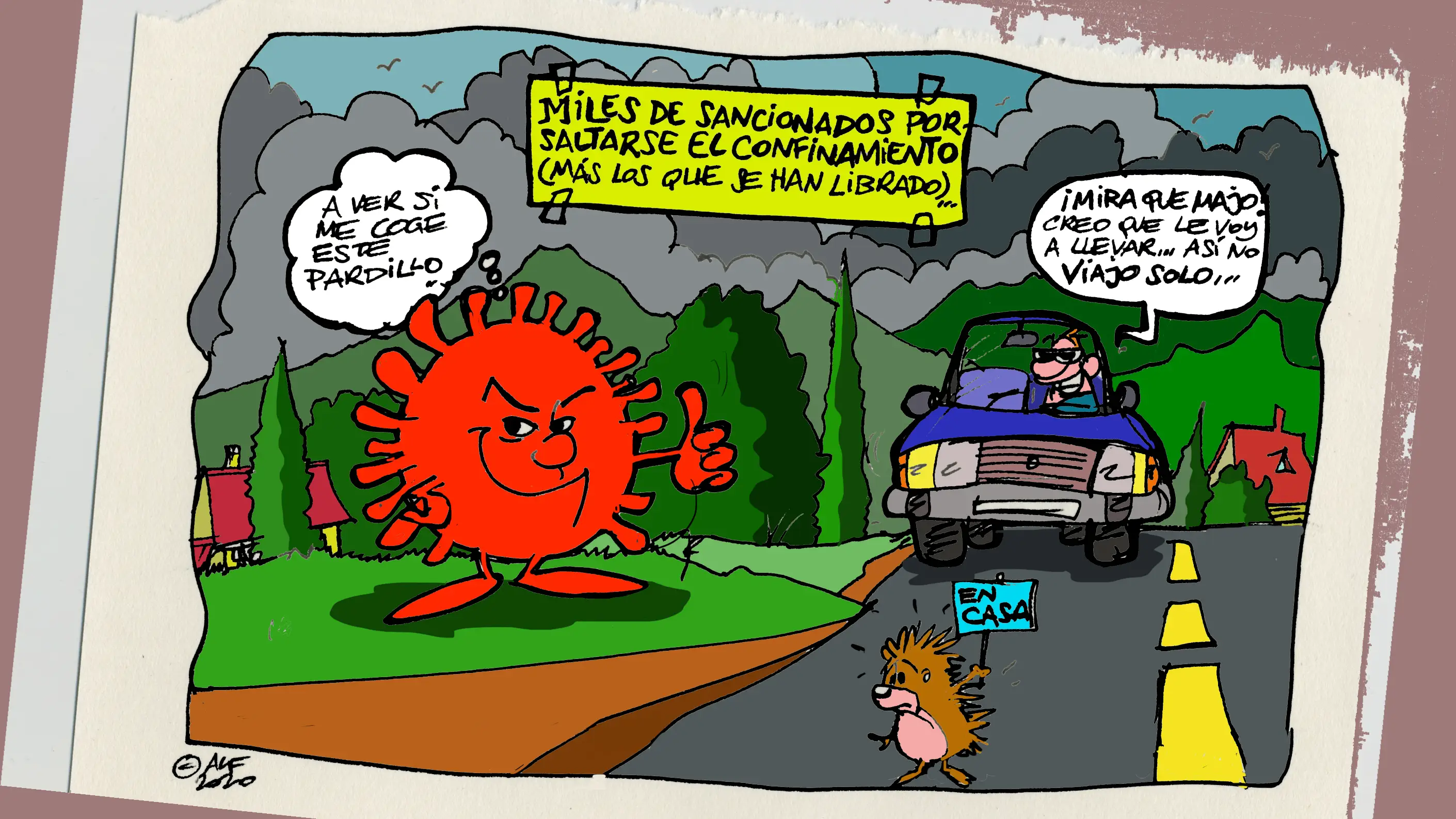 Viñeta del confinamiento Viñeta del confinamiento