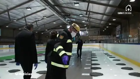 Cierra la morgue del Palacio de Hielo de Majadahonda Cierra la morgue del Palacio de Hielo de Majadahonda