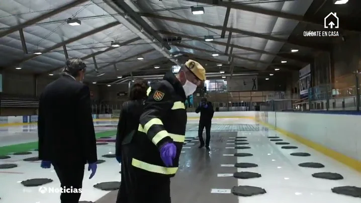 Cierra la morgue del Palacio de Hielo de Majadahonda