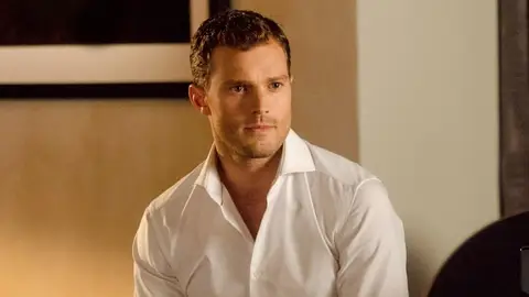 Jamie Dornan como Christian Grey en 'Cincuenta sombras' Jamie Dornan como Christian Grey en 'Cincuenta sombras'
