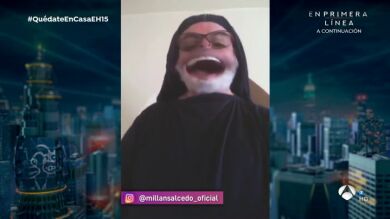 Millán Salcedo se transforma en Massiel para entonar en famoso 'La, la, la'