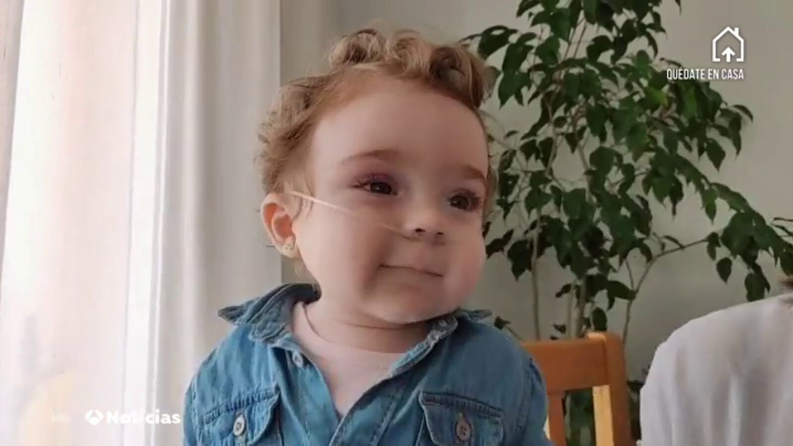 Noa, una bebé de 13 meses, gana la batalla al coronavirus tras un mes de lucha