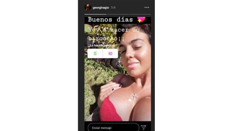 La sensual foto que ha compartido Georgina Rodríguez 