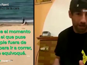 El 'runner' italiano que escapó corriendo de un policía se arrepiente: "Me equivoqué"