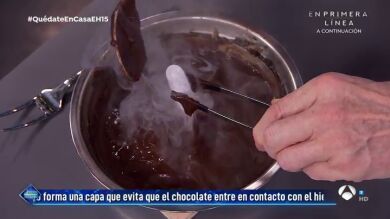 El espectacular y delicioso experimento de Marron con chocolate
