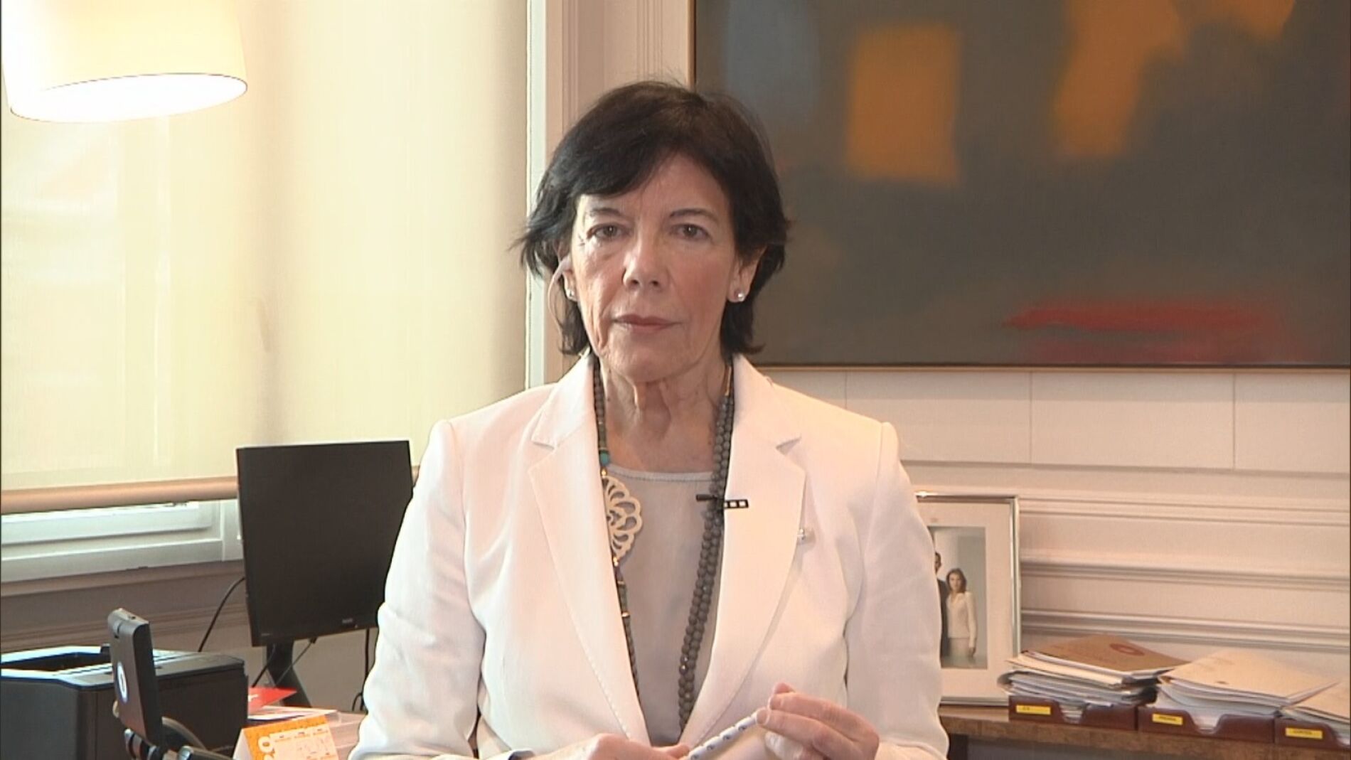 Ministra de Cultura, Isabel Cela&aacute;.