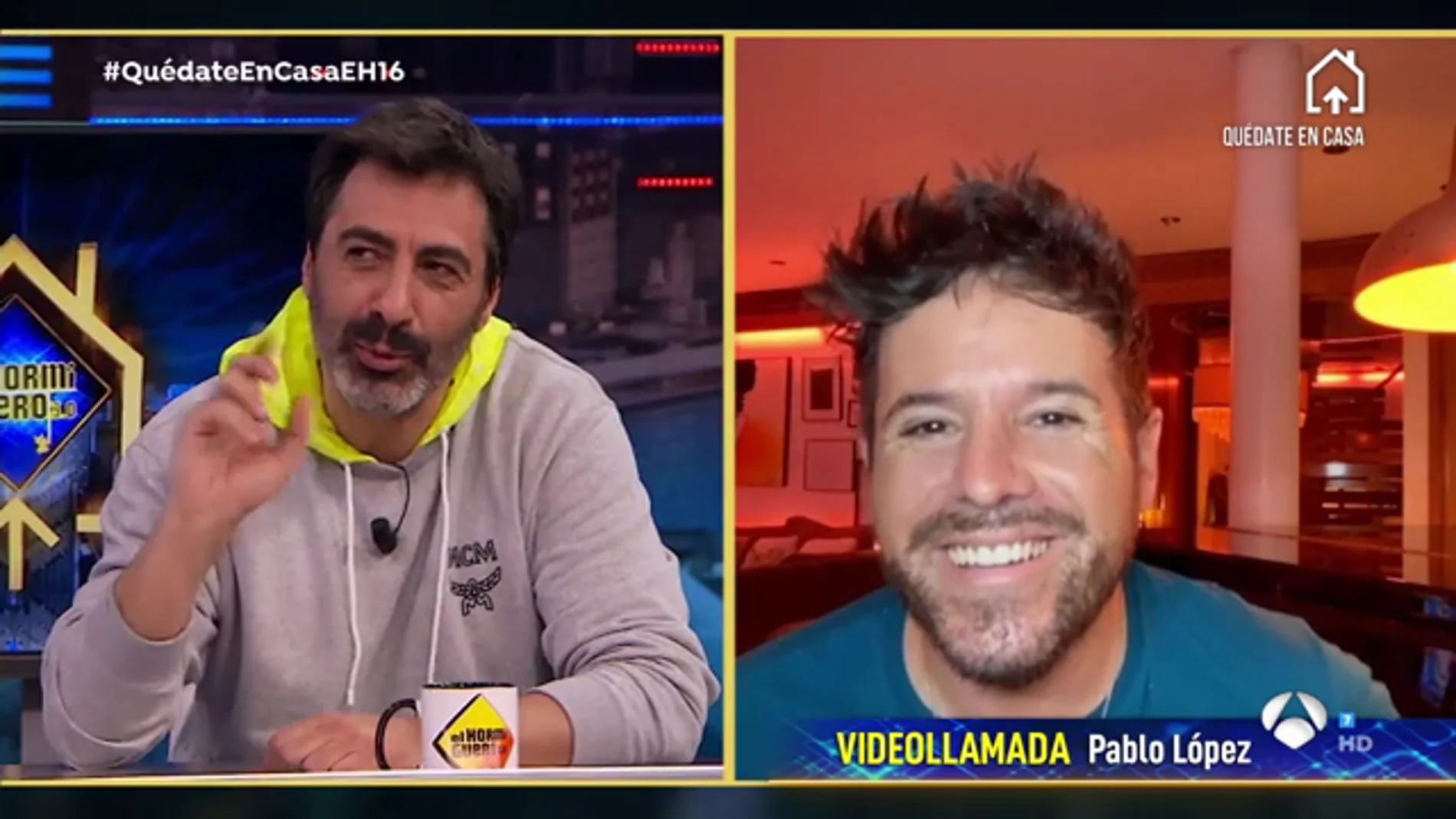 Disfruta de la entrevista al completo de Pablo López en 'El Hormiguero 3.0: quédate en casa'