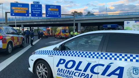 Los servicios de emergencias en el lugar del accidente Los servicios de emergencias en el lugar del accidente