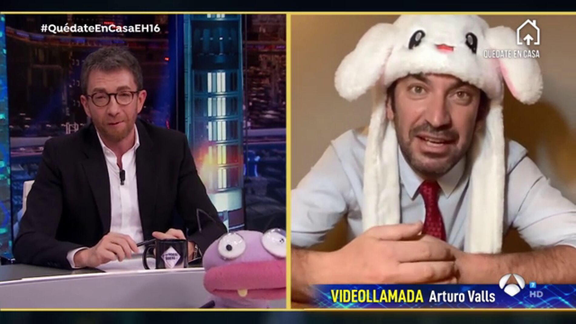 Revive la entrevista al completo de Arturo Valls en 'El Hormiguero 3.0: qu&eacute;date en casa'