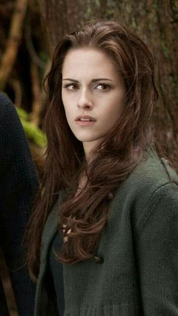 Kristen Stewart como Bella en la saga 'Crepúsculo'