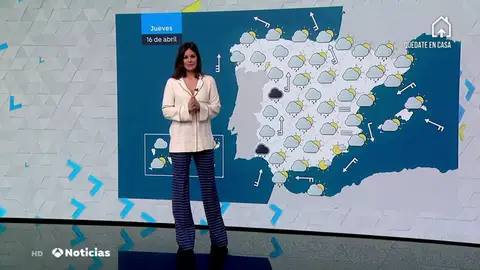 La previsión del tiempo. tiempo