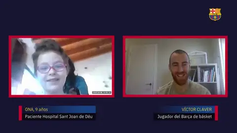 El mensaje de Ona, una pequeña de nueve años a Víctor Claver: "Para mí, tres semanas encerrada no es nada" El mensaje de Ona, una pequeña de nueve años a Víctor Claver: "Para mí, tres semanas encerrada no es nada"