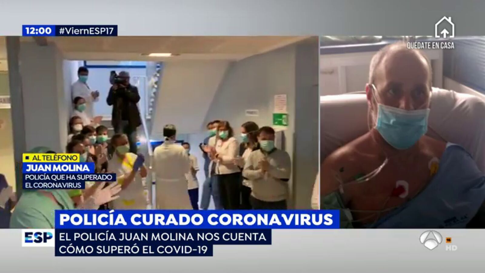 Un policía de 42 años, a punto de morir por coronavirus: