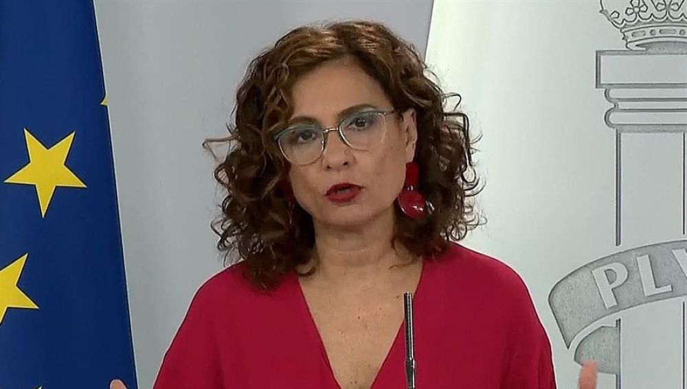 La ministra portavoz, María Jesús Montero