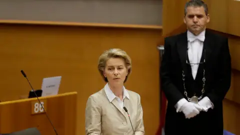 La presidenta de la Comisión Europea (CE), Ursula von der Leyen La presidenta de la Comisión Europea (CE), Ursula von der Leyen