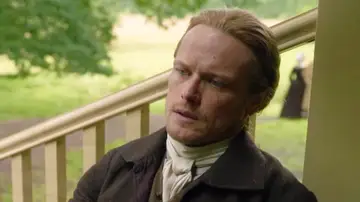 Sam Heughan como Jamie Fraser en 'Outlander'