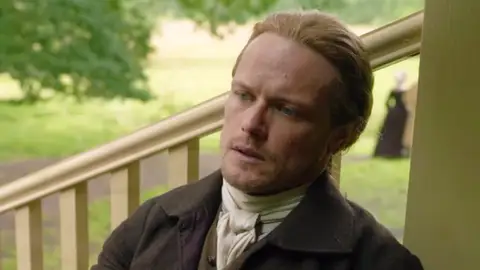 Sam Heughan como Jamie Fraser en 'Outlander' Sam Heughan como Jamie Fraser en 'Outlander'