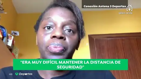 La judoca María Bernabéu sale a entrenar y se da la vuelta tras ver las calles abarrotadas de gente La judoca María Bernabéu sale a entrenar y se da la vuelta tras ver las calles abarrotadas de gente