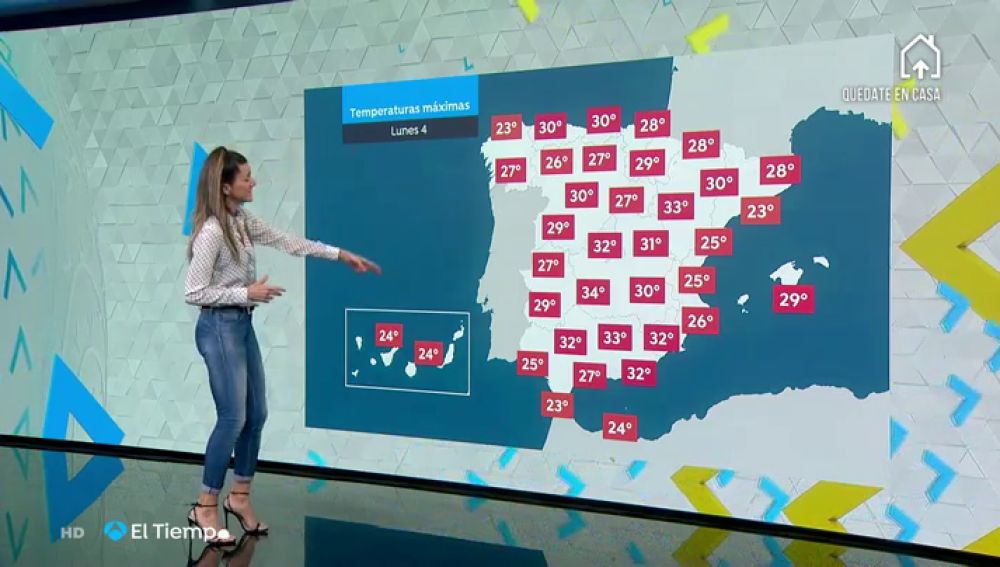 El tiempo estable en casi toda España tendrá hasta a 17 provincias con temperaturas superiores a los 30ºC