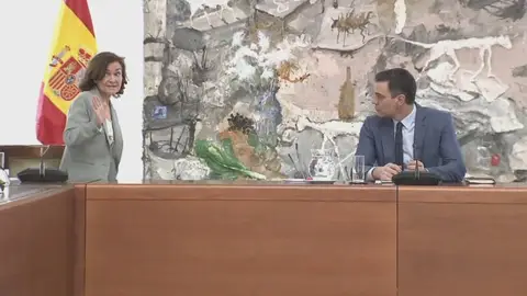 Carmen Calvo vuelve a la Comisión Técnica de la Gestión del coronavirus Carmen Calvo vuelve a la Comisión Técnica de la Gestión del coronavirus