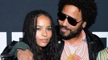 Zoe Kravitz y su padre el cantante Lenny Kravitz