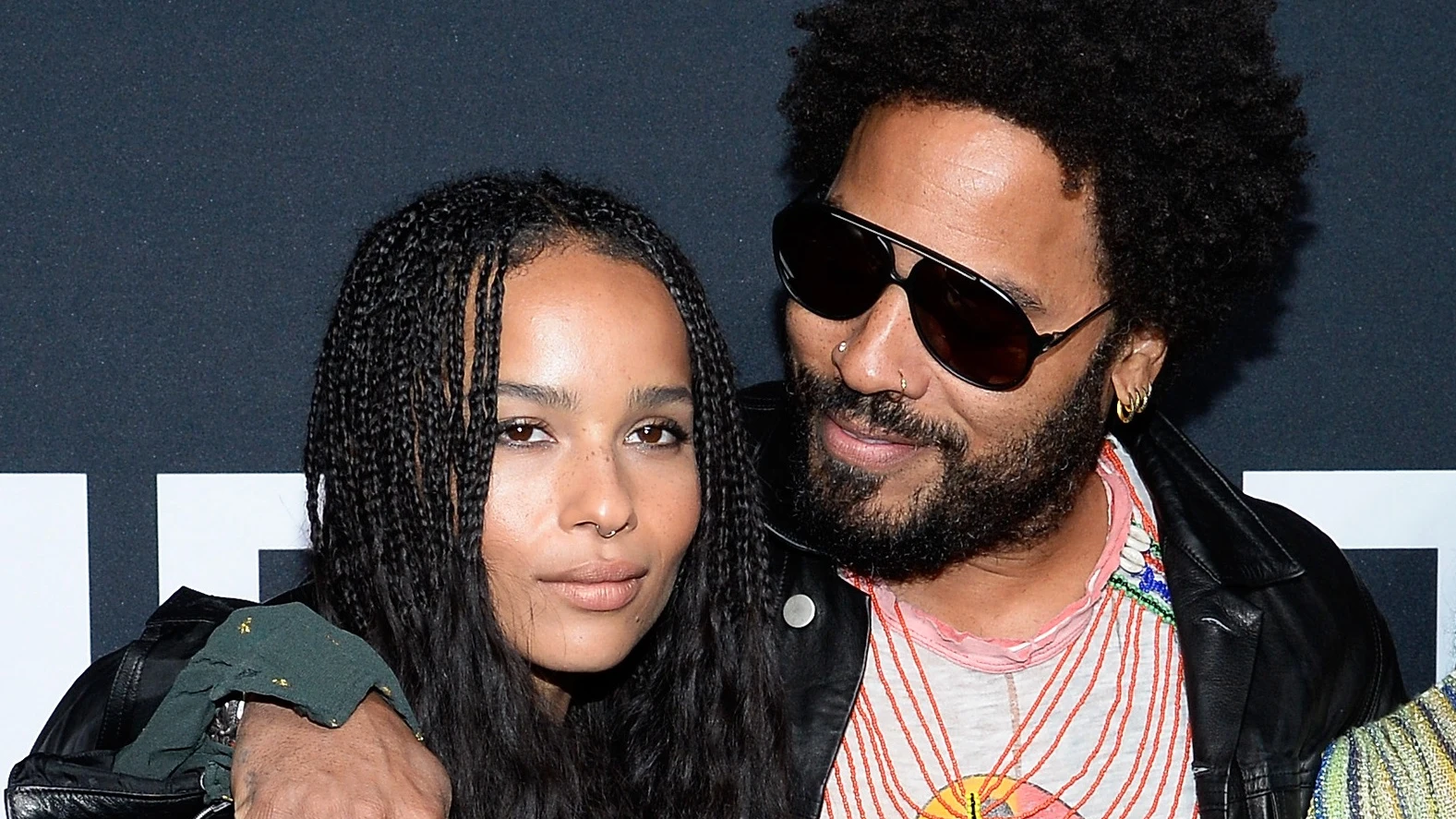 Zoe Kravitz y su padre el cantante Lenny Kravitz Zoe Kravitz y su padre el cantante Lenny Kravitz