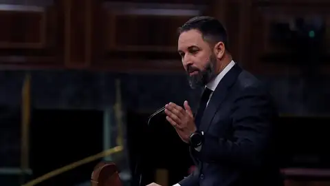 Santiago Abascal en el Congreso de los Diputados Vox contra el estado de alarma