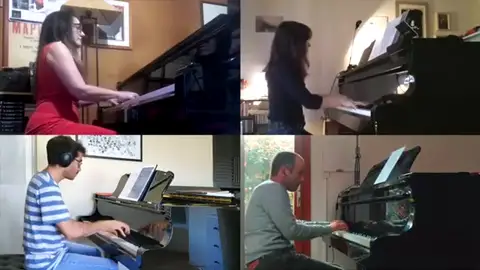 Pianistas de España y Portugal unidos contra el coronavirus Pianistas de España y Portugal unidos contra el coronavirus