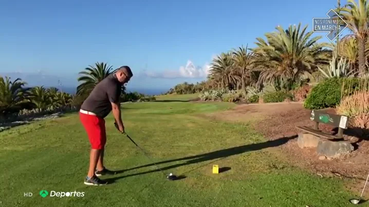 Cristian Siverio, el primer golfista que vuelve a un campo tras el confinamiento: "Ten&iacute;a bastante ansias por salir"