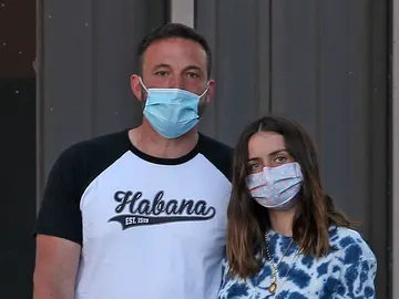 Las serias caras de Ana de Armas y Ben Affleck Las serias caras de Ana de Armas y Ben Affleck