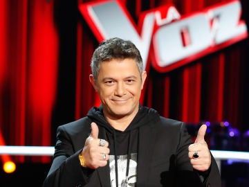 Alejandro Sanz en la presentación de La Voz 2020