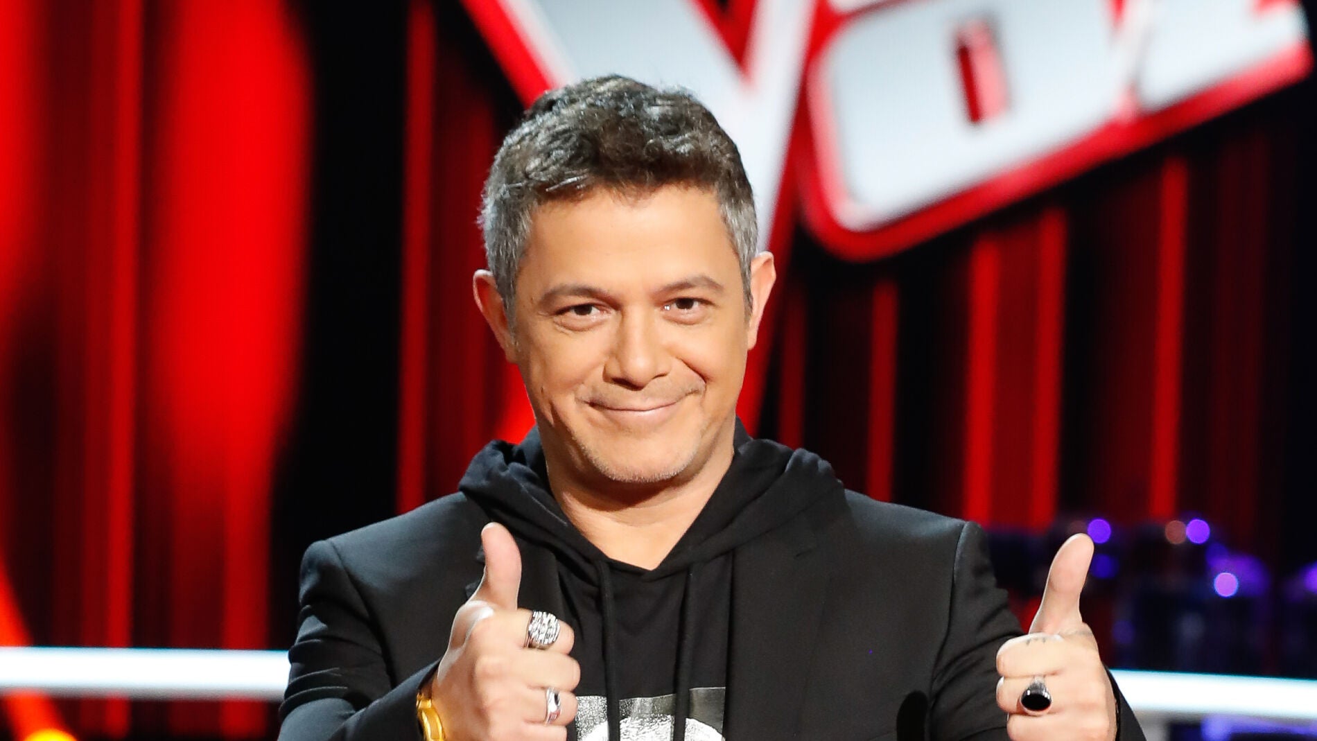 Alejandro Sanz en la presentaci&oacute;n de La Voz 2020
