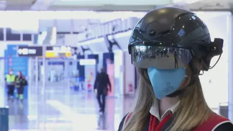 Cascos inteligentes contra el coronavirus Cascos inteligentes contra el coronavirus