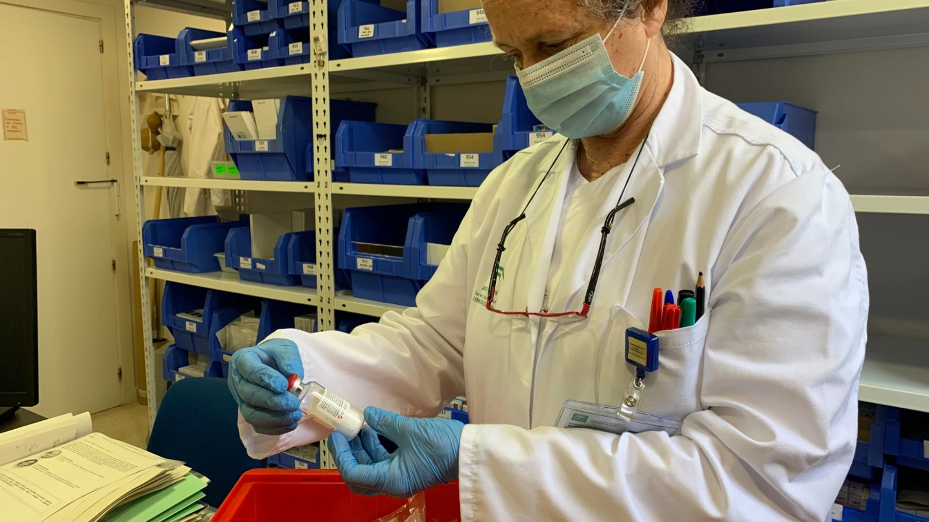 Pruebas de un fármaco contra el coronavirus. Pruebas de un fármaco contra el coronavirus.