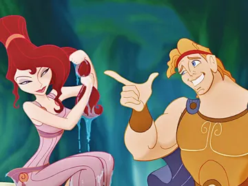 Megara y Hércules de Disney Megara y Hércules de Disney