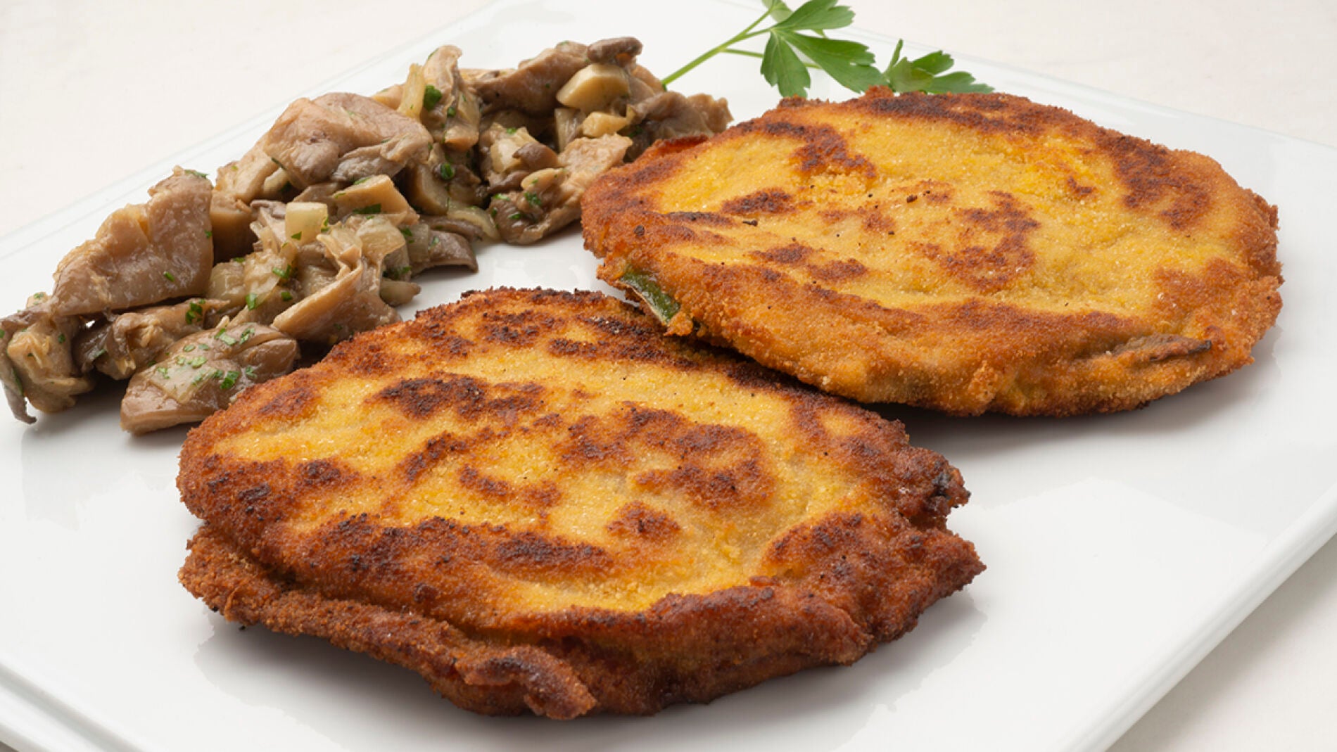 Filetes rellenos de queso de cabra