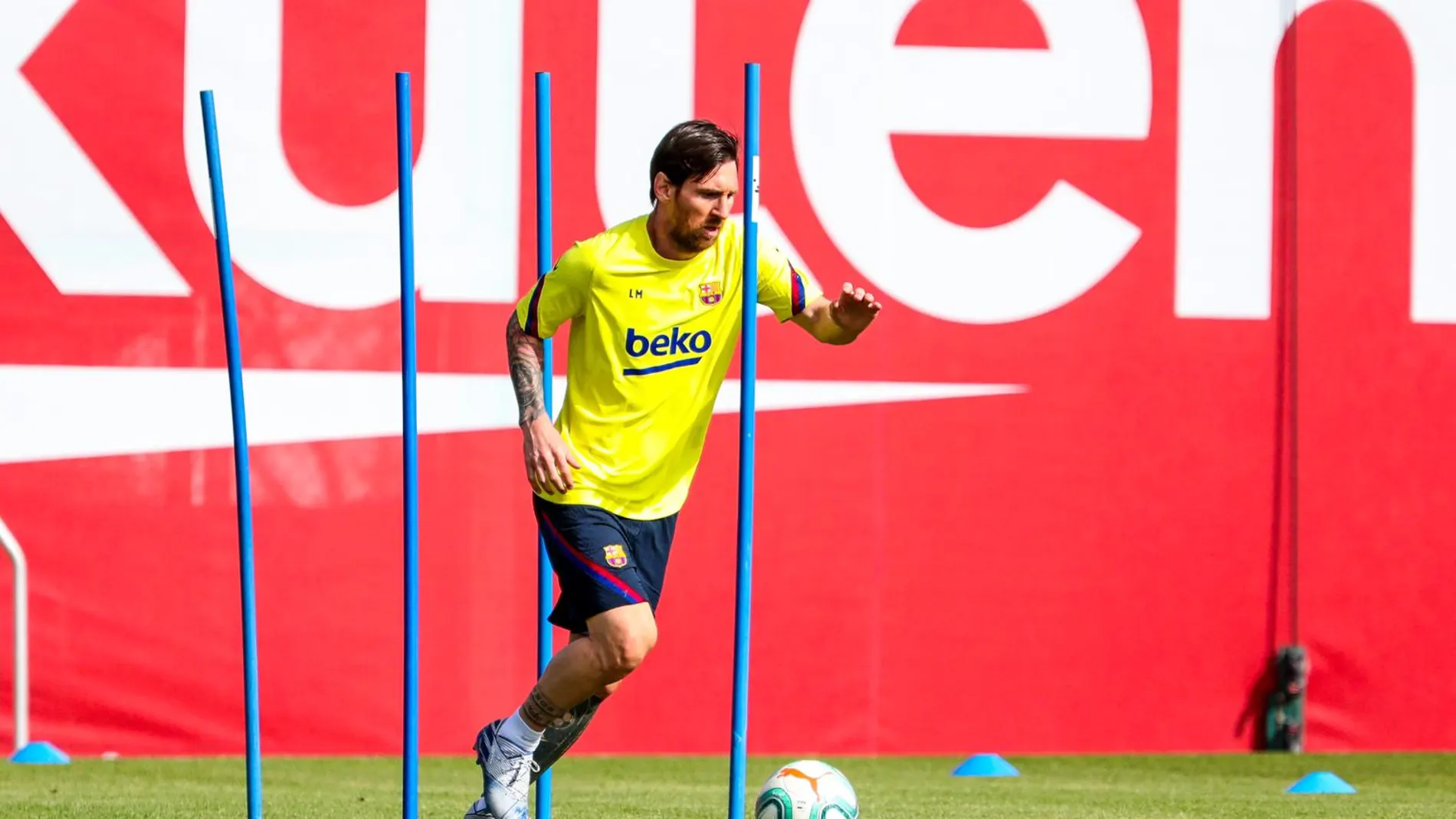 El Barça, entrenando El Barça, entrenando