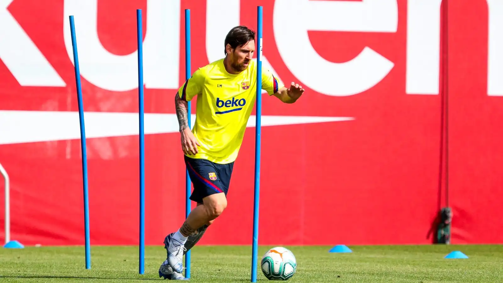 El Barça, entrenando El Barça, entrenando