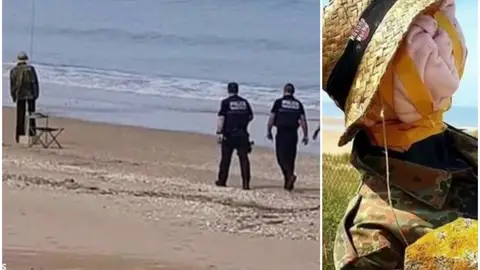 La broma de un pescador a varios policías en Francia durante la desescalada del coronavirus La broma de un pescador a varios policías en Francia durante la desescalada del coronavirus