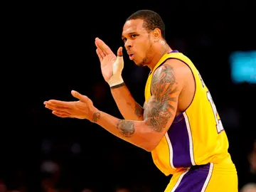 Shannon Brown, en un partido con los Lakers Shannon Brown, en un partido con los Lakers